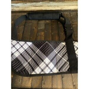Kids Arm Sling Sz L Black Plaid Breathable Fabric Shoulder Immobilizer
